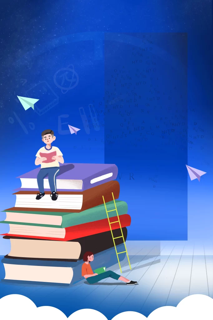 book read reading PSD ladder