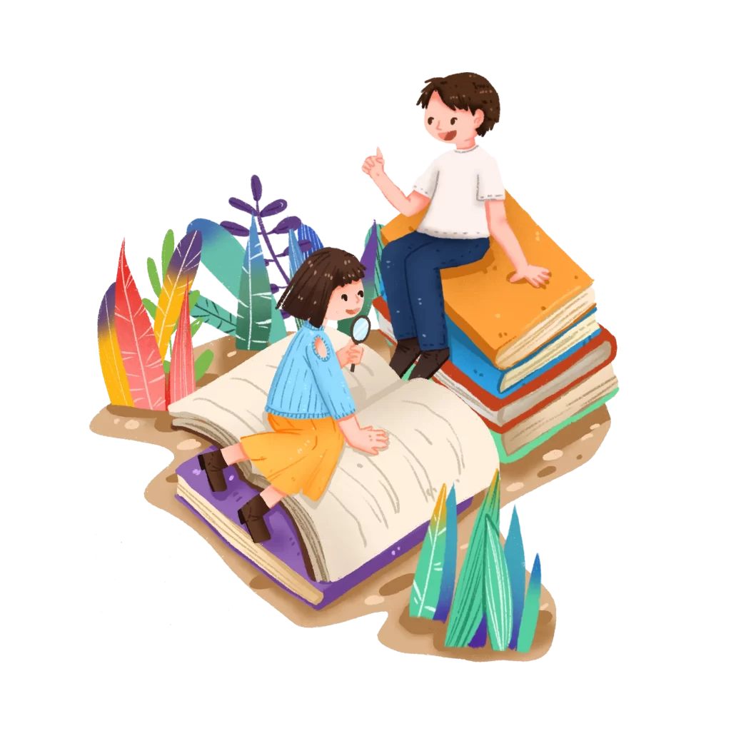 book read reading boy girl