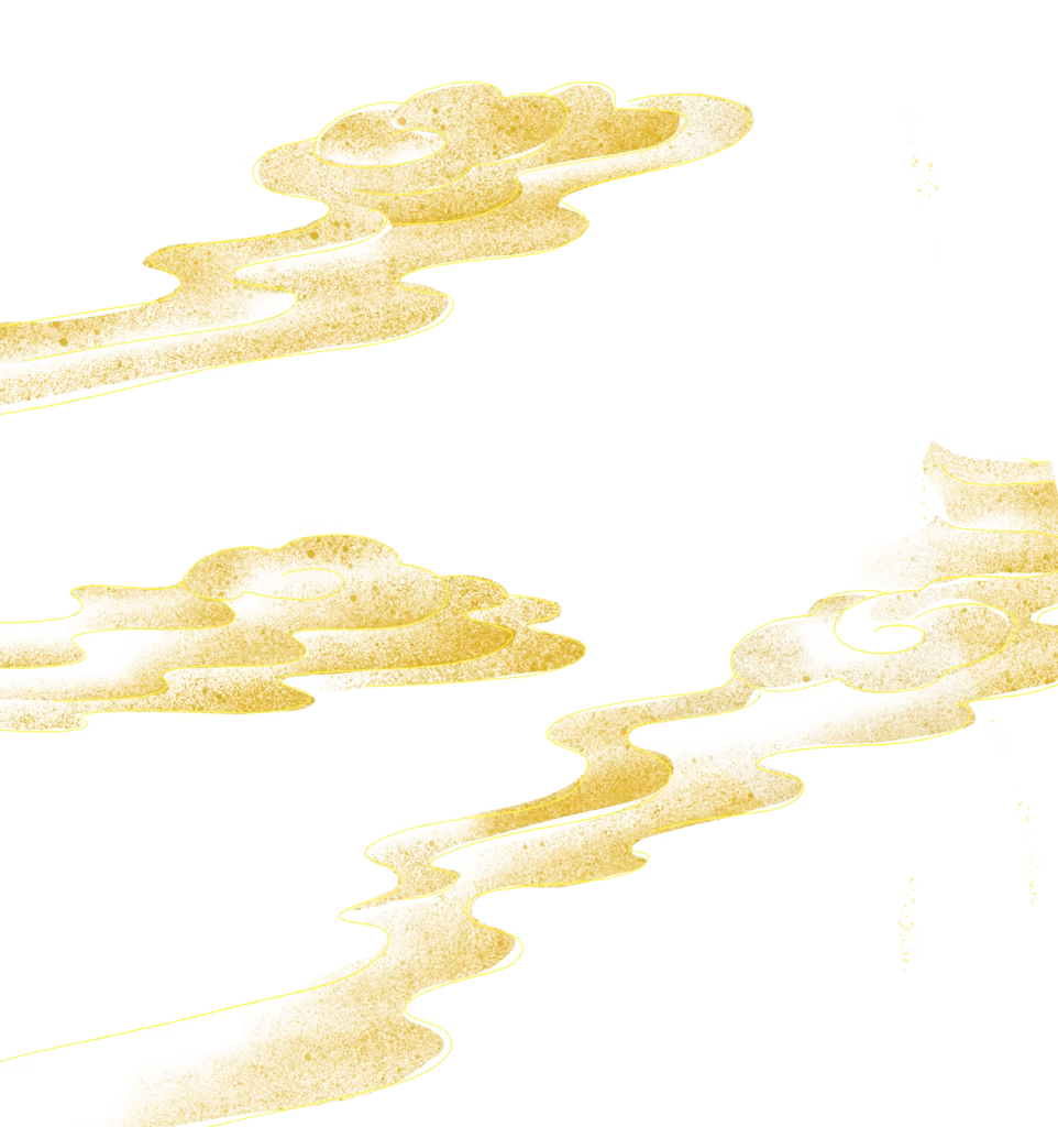Auspicious Lucky cloud gold Chinese