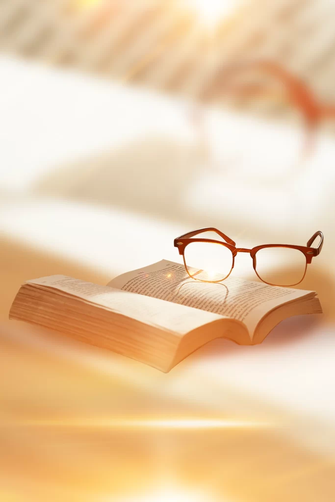 glasses book