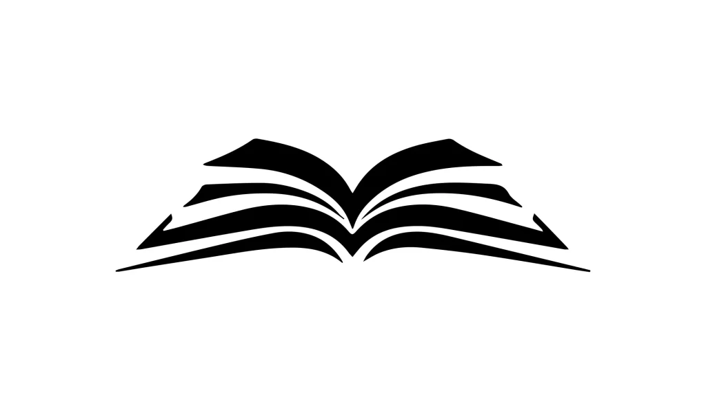 open book vector illustration