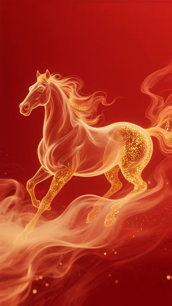 red horse fire