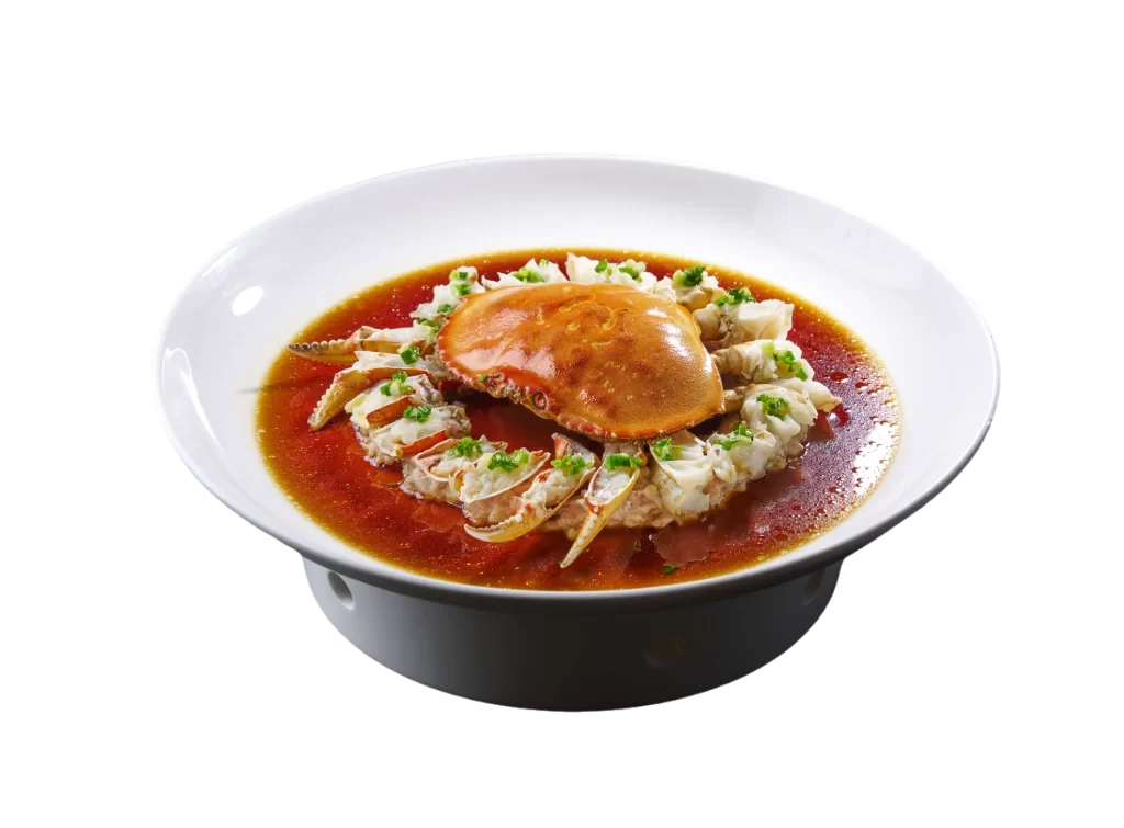 steamed crab