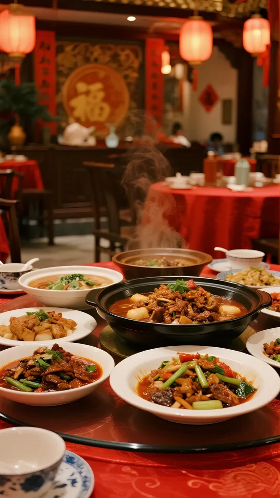 table banquet Chinese cuisine dining restaurant