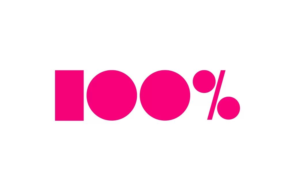 100% Records vector logo