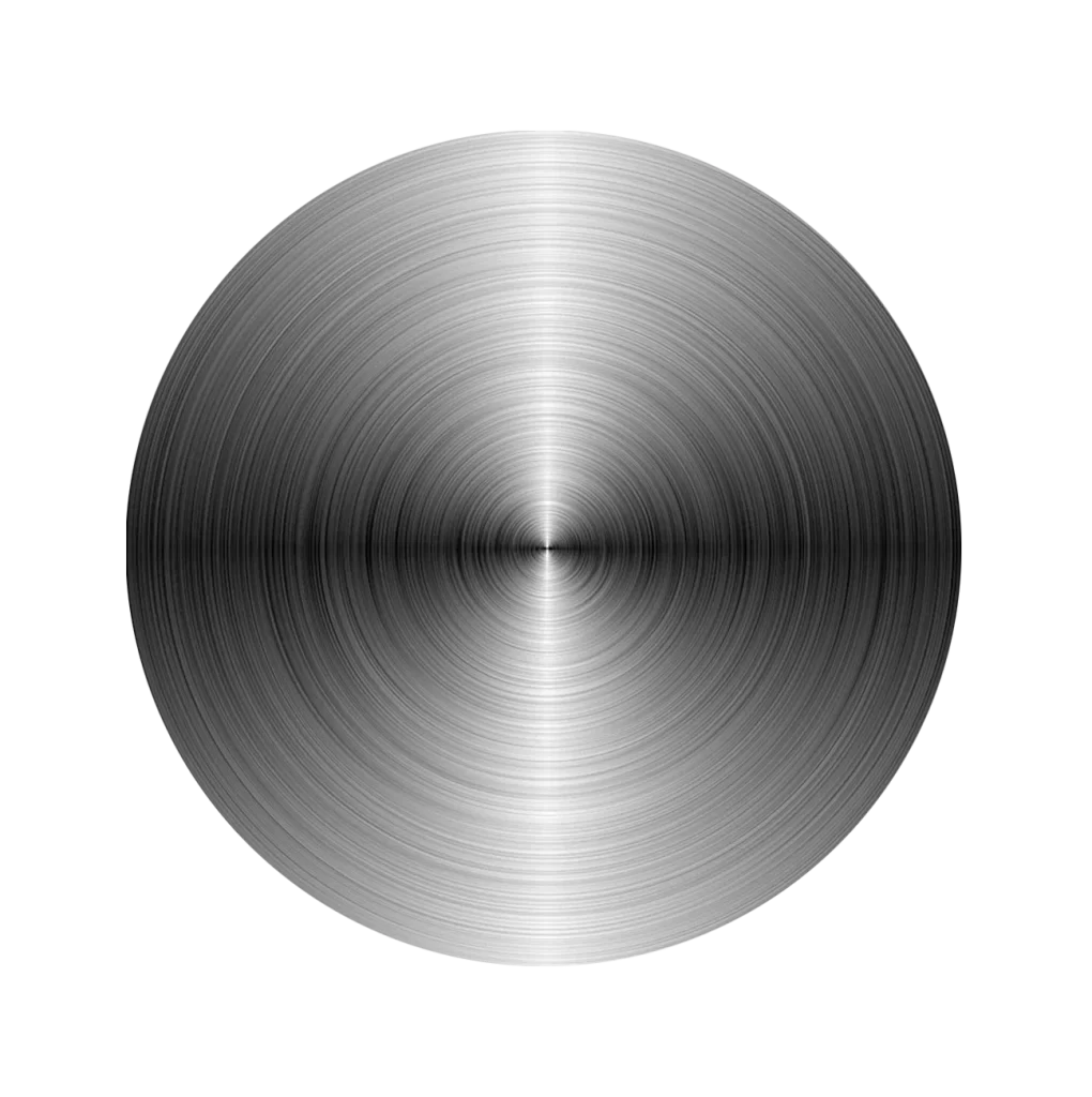 Circular metal pattern texture