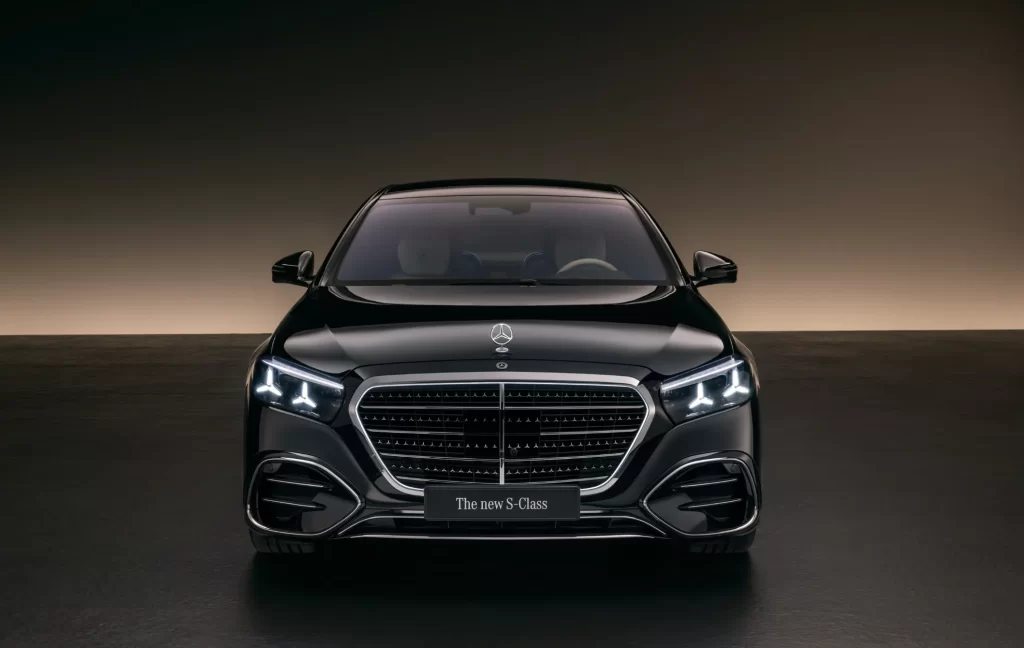 Mercedes-Benz front new S-Class