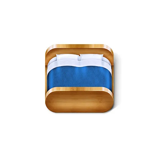 bed sleep sleeping icon