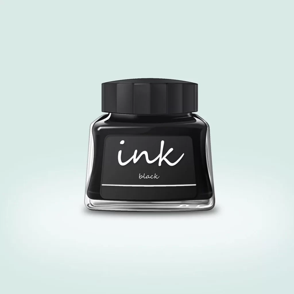 black ink icon