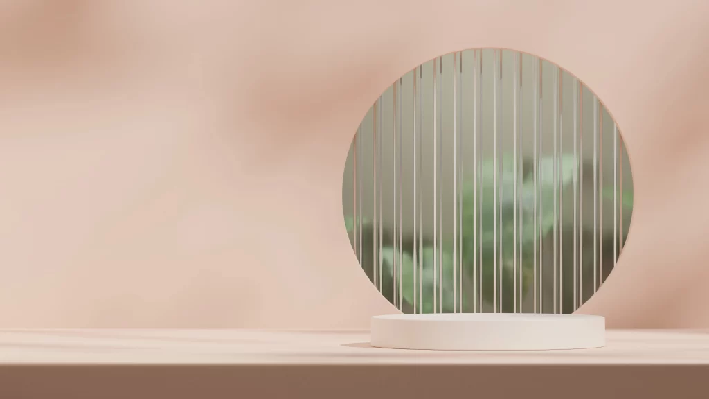 circle background design stage E-commerce Banner
