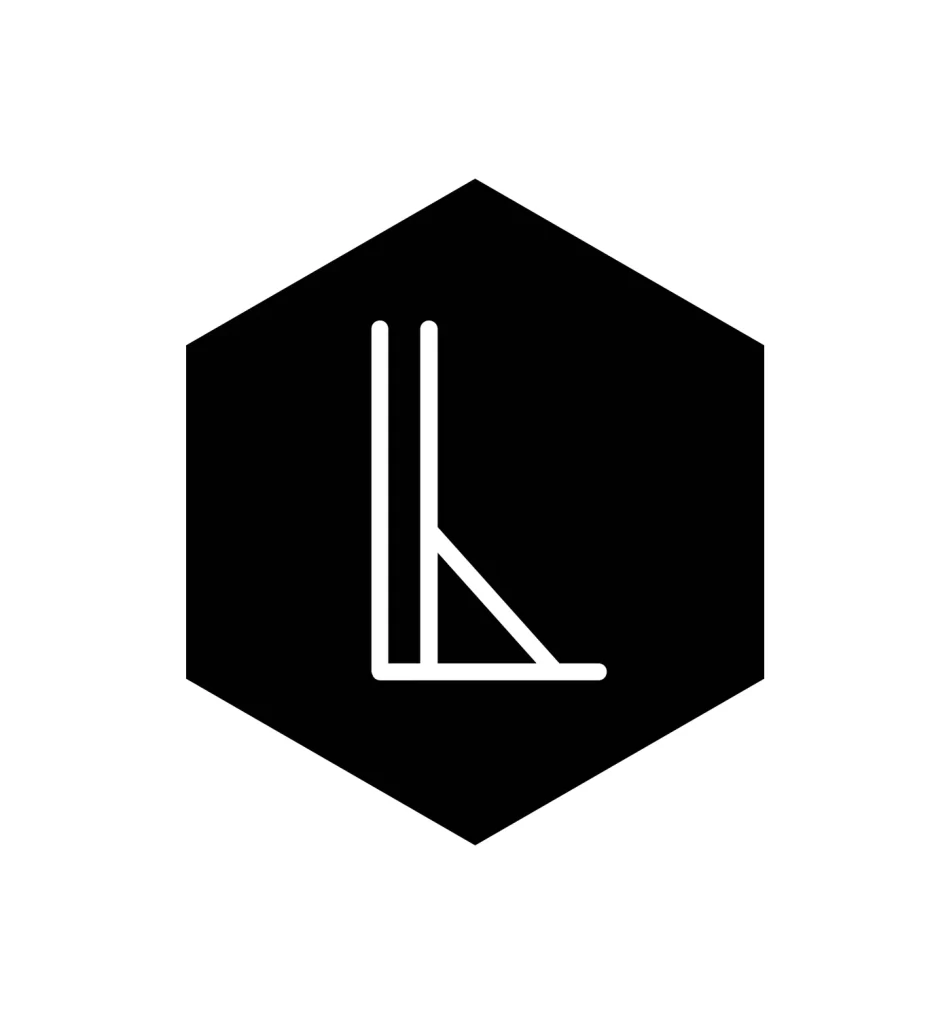 letter L vector wordmark logo