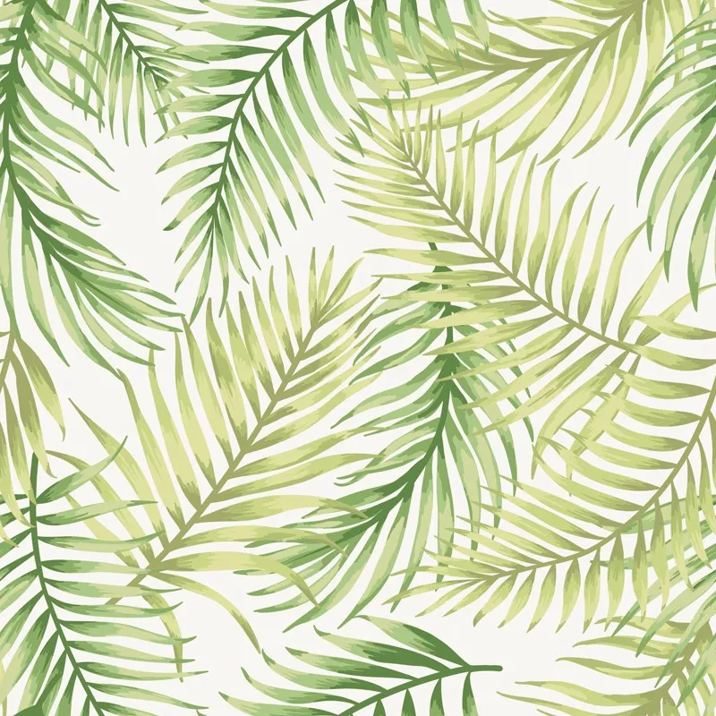 Areca Palm vector background pattern leaves