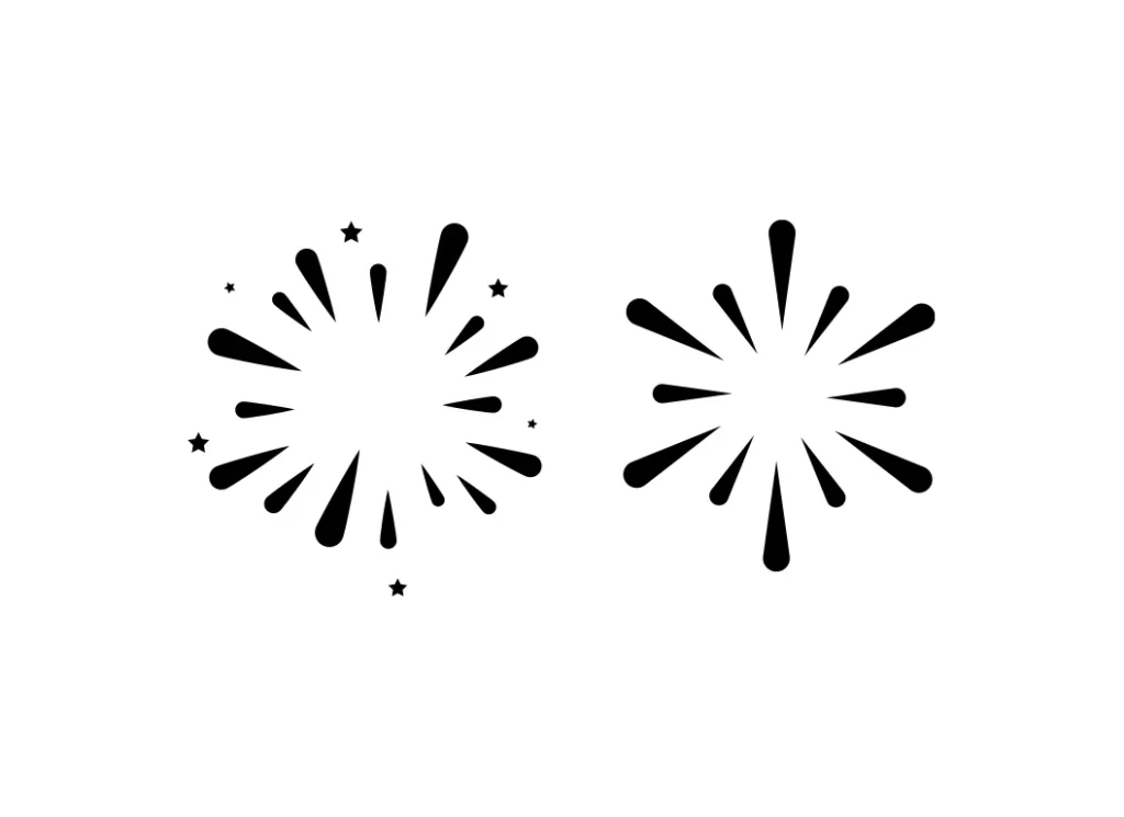Firework vector icon