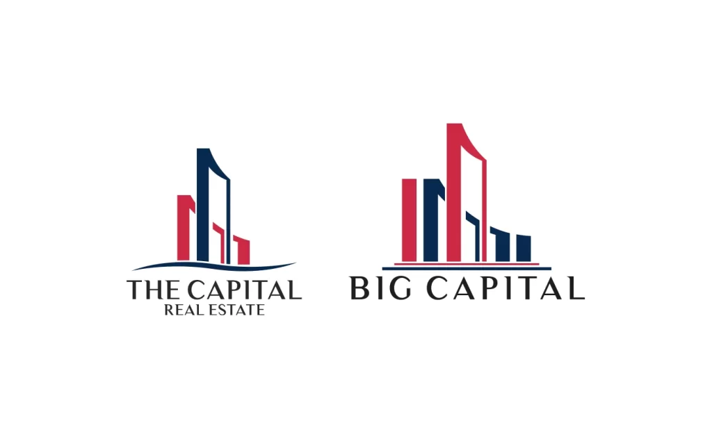Real Estate house hotel apartment vector logo