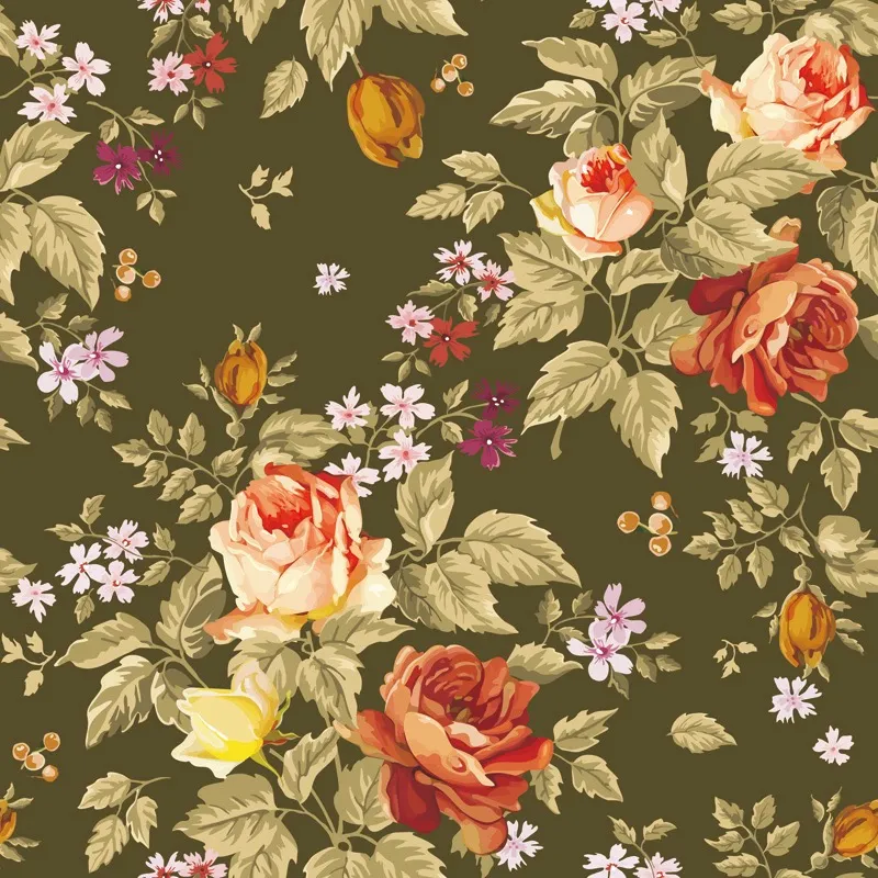 Rose vector background pattern