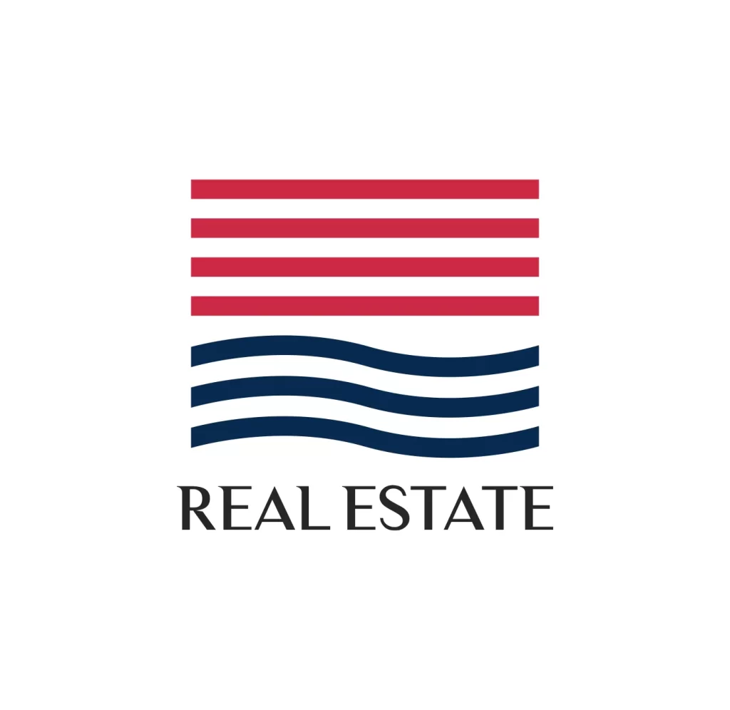 USA Real Estate the United States vector logo