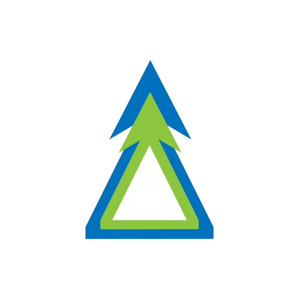 triangle arrow vector logo