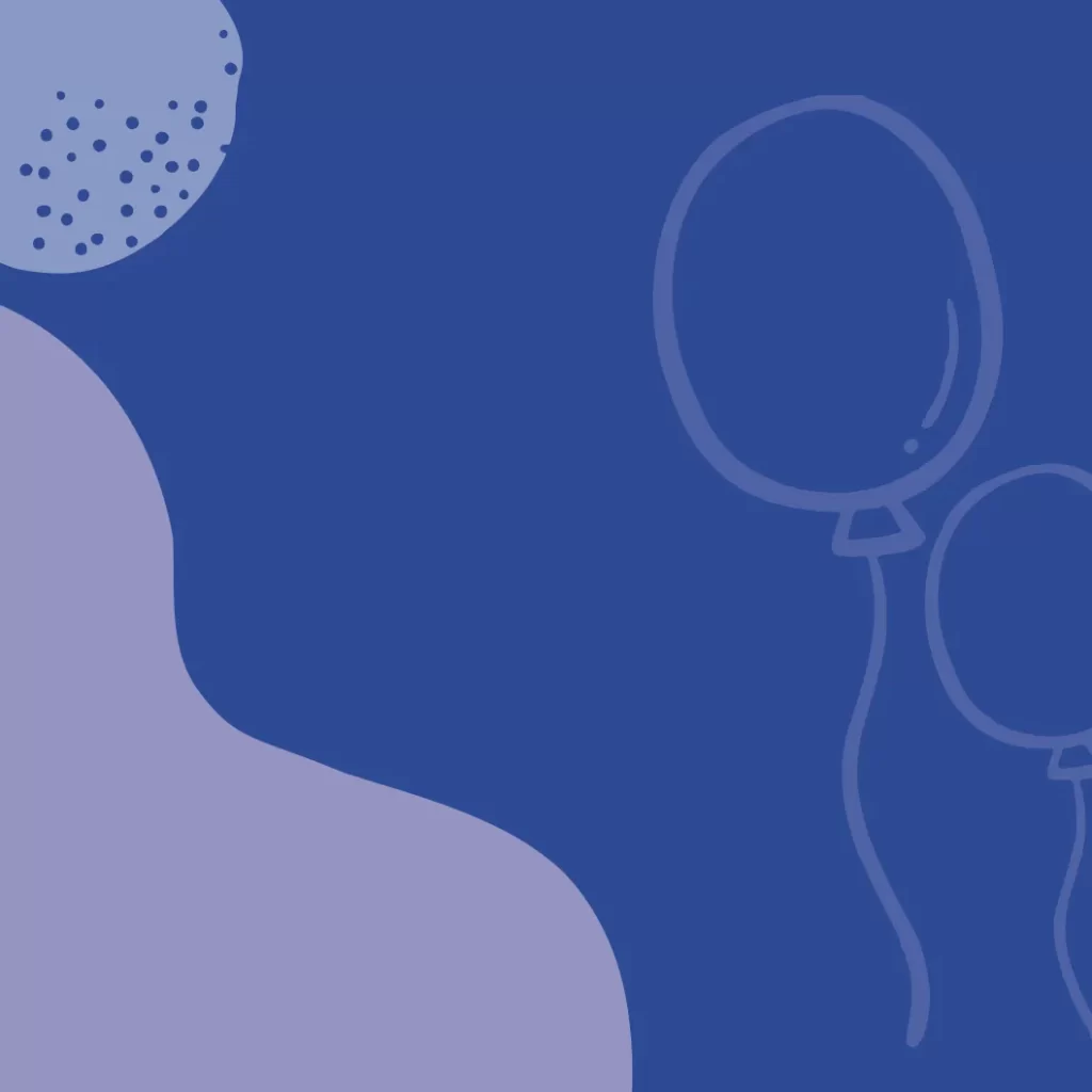 vector background balloon blue