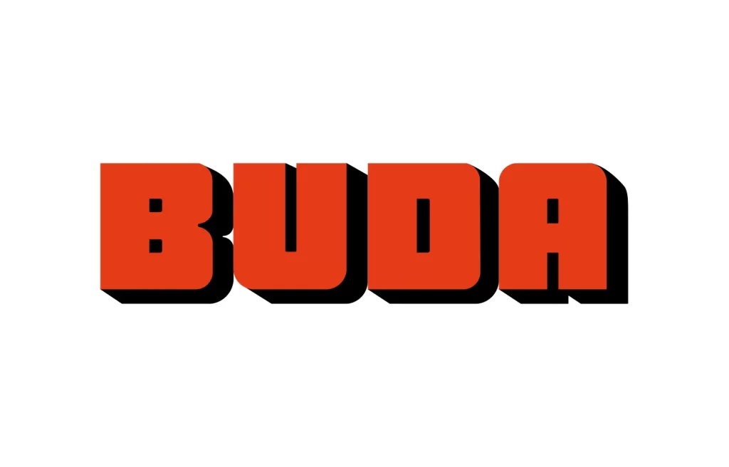 BUDA Engine vector wordmark Logo
