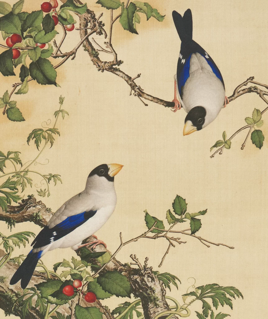 Giuseppe Castiglione bird Chinese Ink Painting