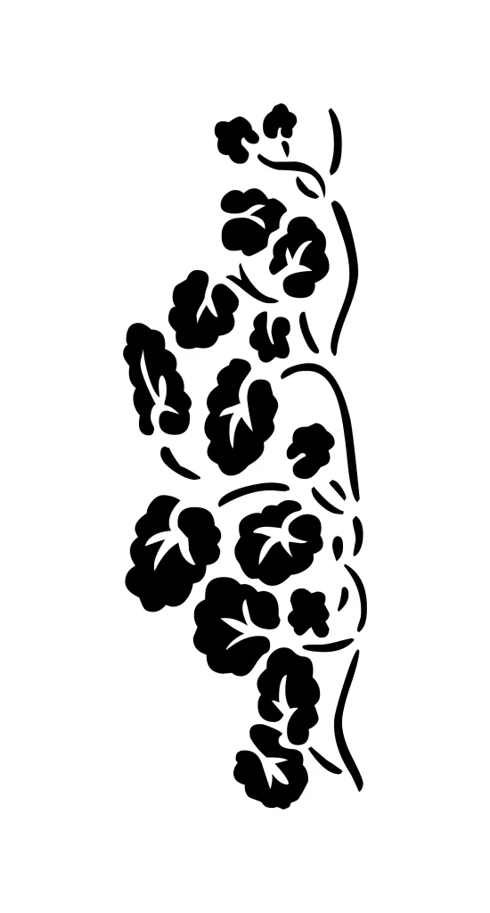 flower vector leaves pattern