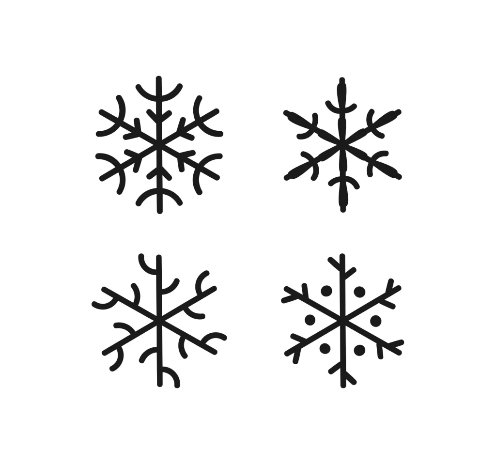 snowflake vector icon
