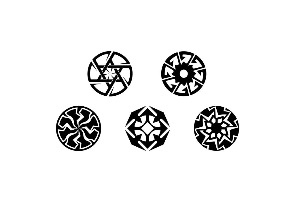 tattoo vector logo pattern circle
