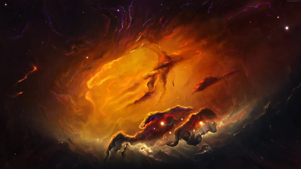 Cosmic Nebula Stars Space Colors Gas