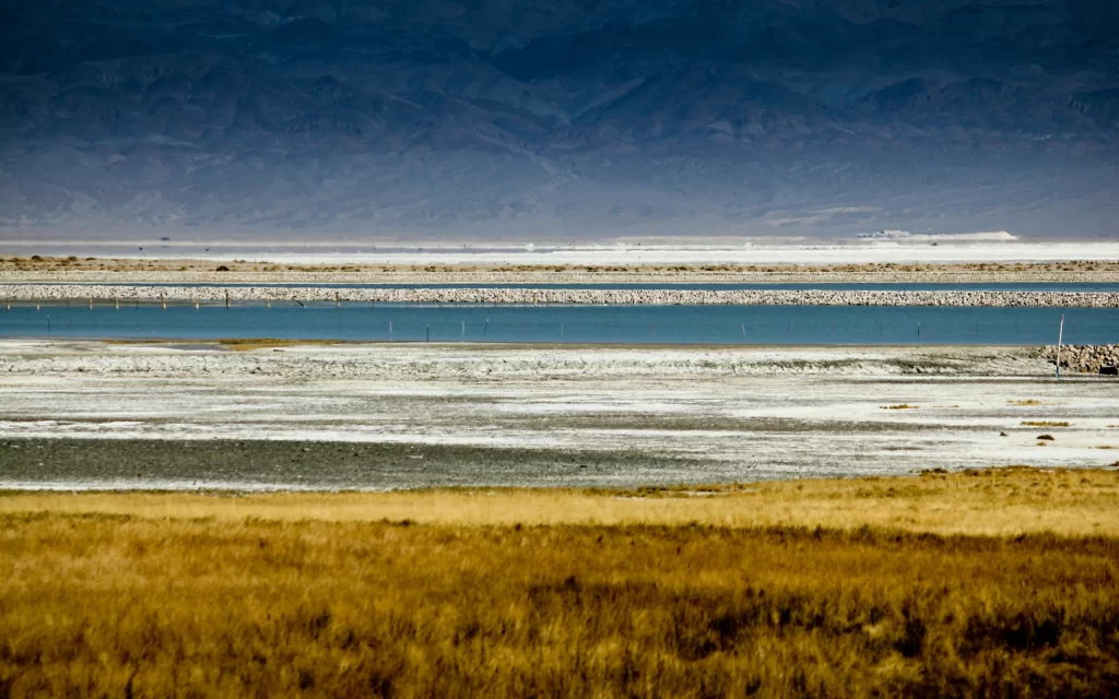 Desert Landscape Mountains Water Sky
