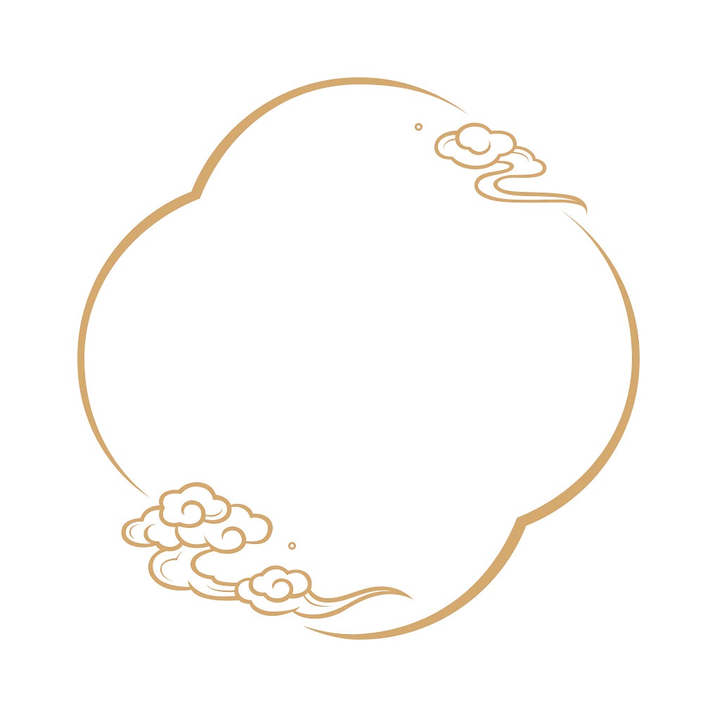 golden ruyi cloud frame