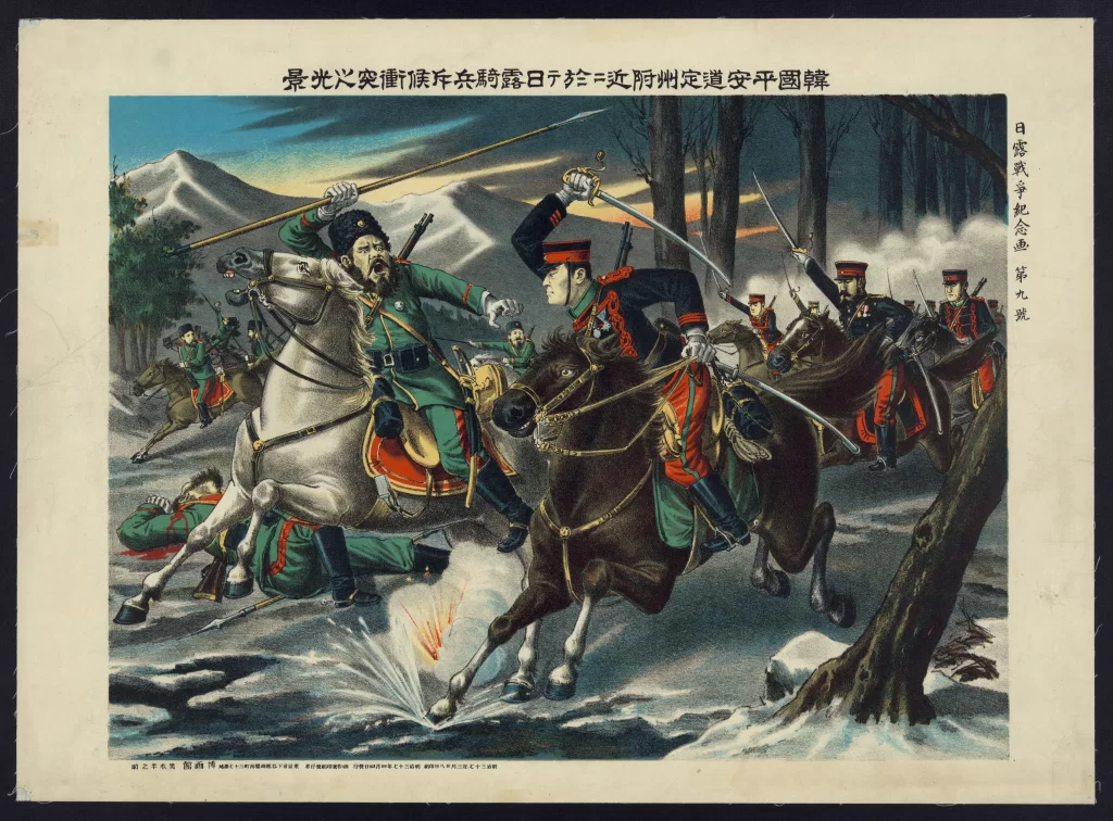 Battle Cavalry Horses Soldiers Dynamic Historical