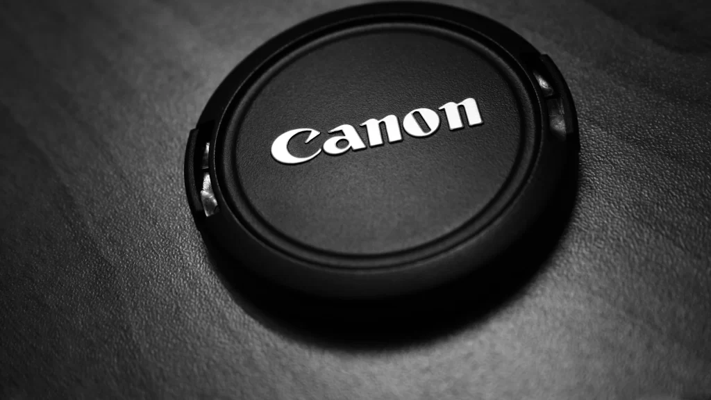 Canon camera lens cap