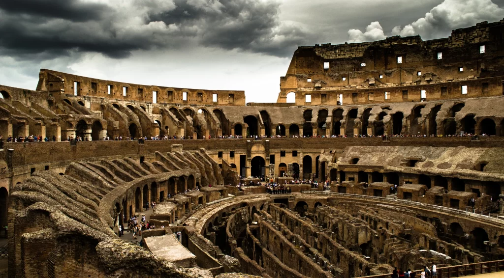 Colosseum ancient Rome architecture tourists history