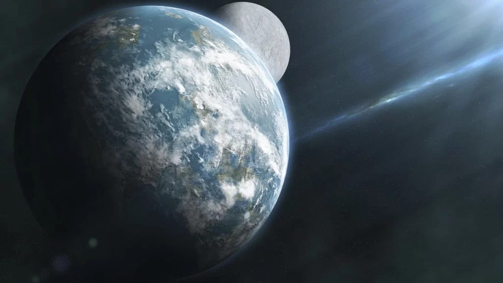 Earth moon space celestial atmosphere cosmic universe exploration
