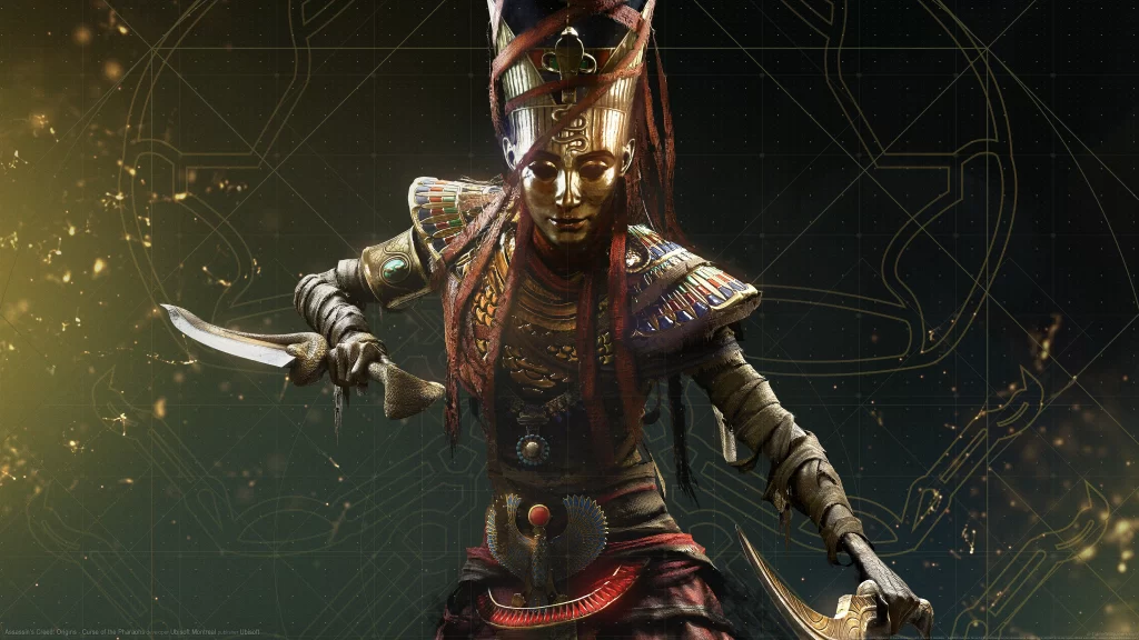 Egyptian pharaoh armor weapon mystical ancient