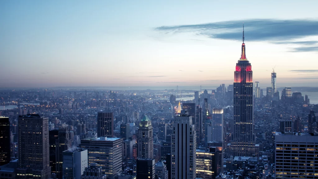 EmpireStateBuilding NewYorkCity skyline skyscraper twilight urban