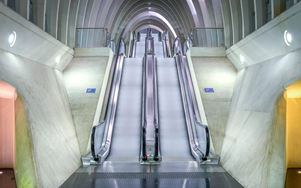 Escalator modern architecture transportation design structure