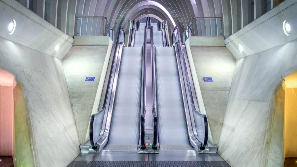 Escalator modern architecture transportation design structure