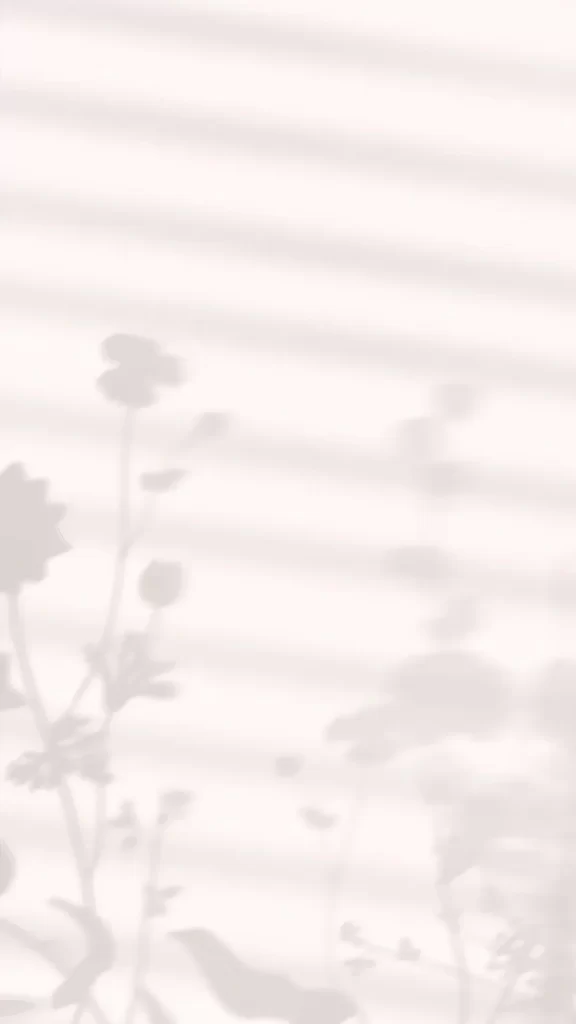 Floral Shadow White Background Minimalist Soft Focus Tranquil