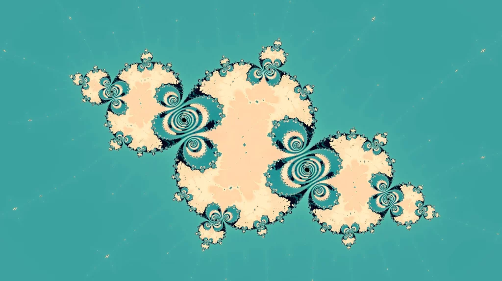 Fractal symmetry abstract pattern digital art mathematical