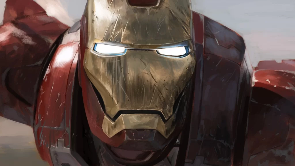 Iron Man superhero eyes