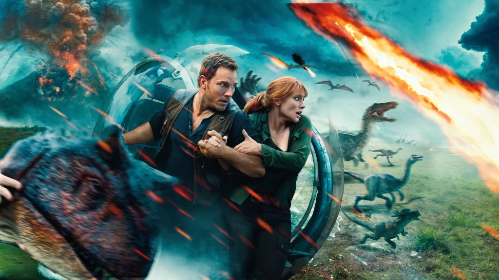 Jurassic World dinosaurs chaos escape adventure danger