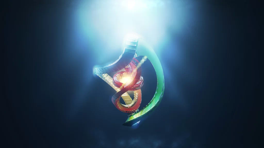 KEYWORDS abstract futuristic glowing dynamic energy structure