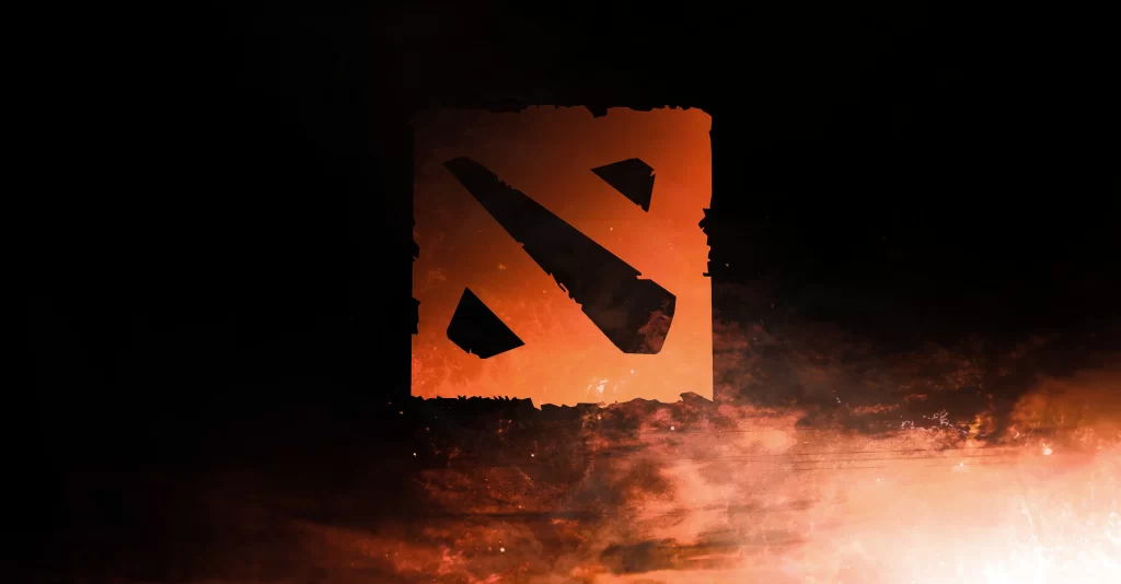 Dota2 logo wallpaper