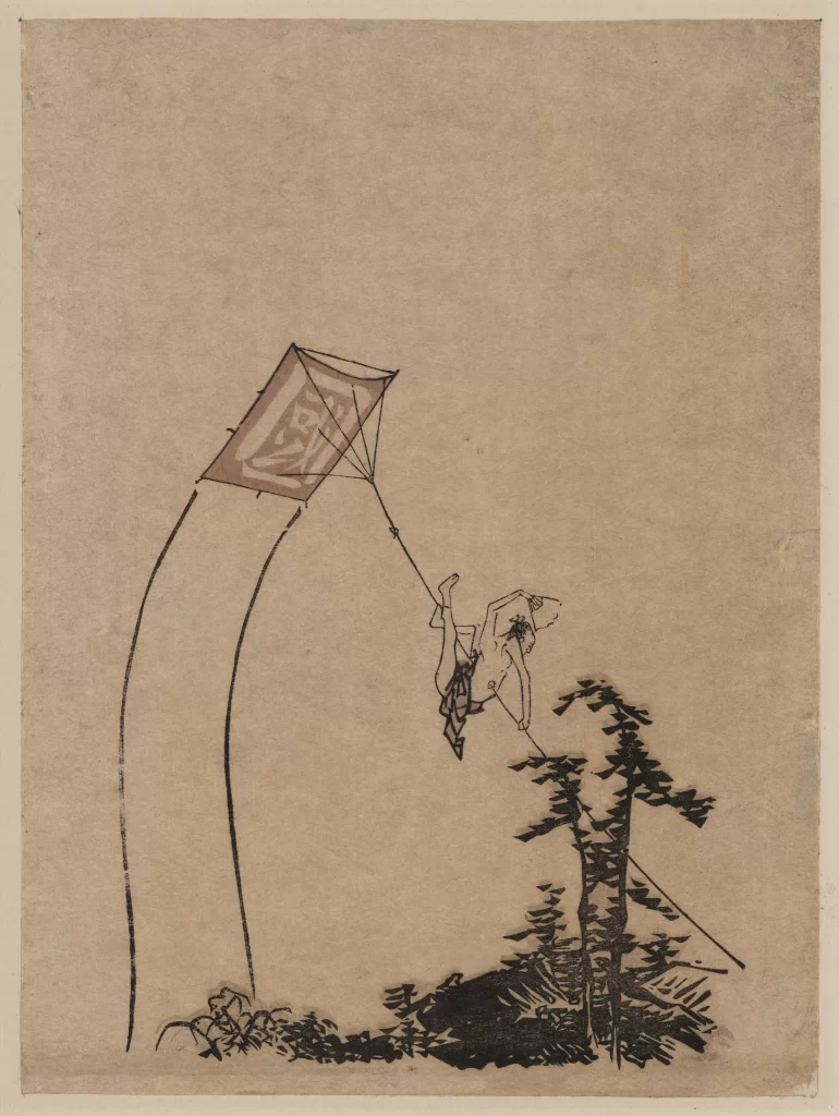 Kite Flying Traditional Art Nature Trees Simplicity Cultural Expression