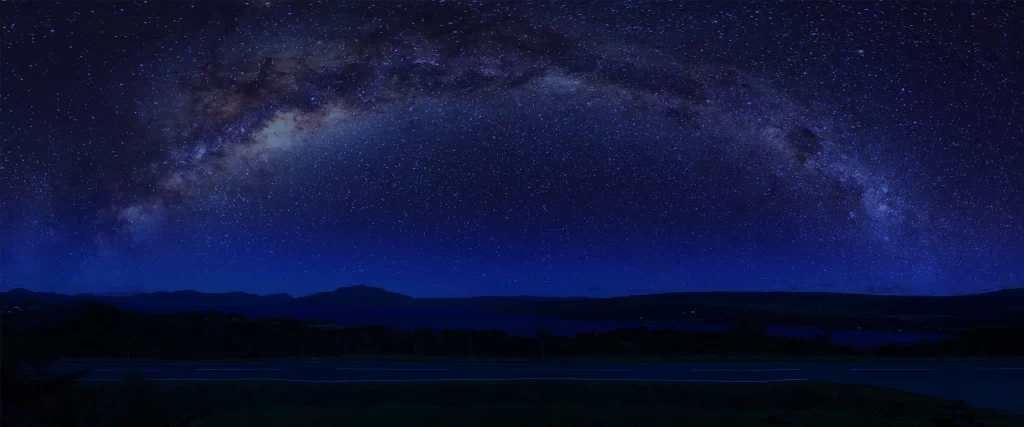 Milky Way Stars Night Sky Landscape Mountains Lake