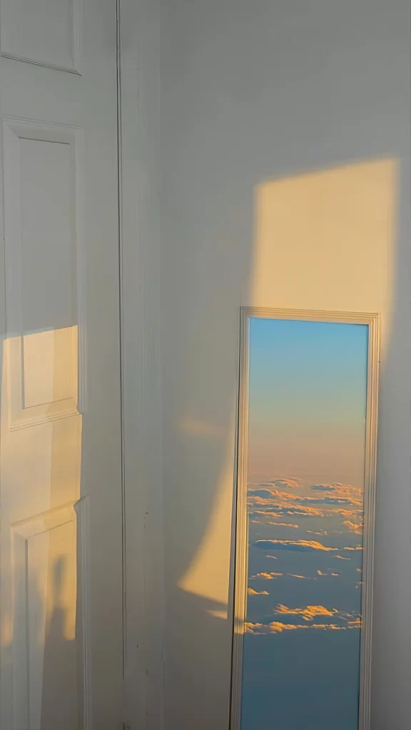 Mirror Clouds Sky Reflection Sunlight Interior