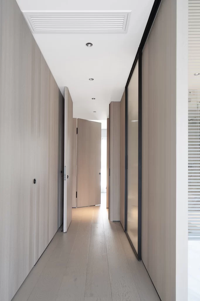 Modern Minimalist Hallway Wooden Sleek Design