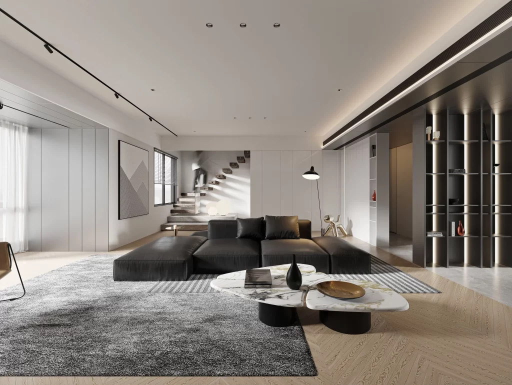 Modern Minimalist Monochrome Sleek Contemporary Stylish
