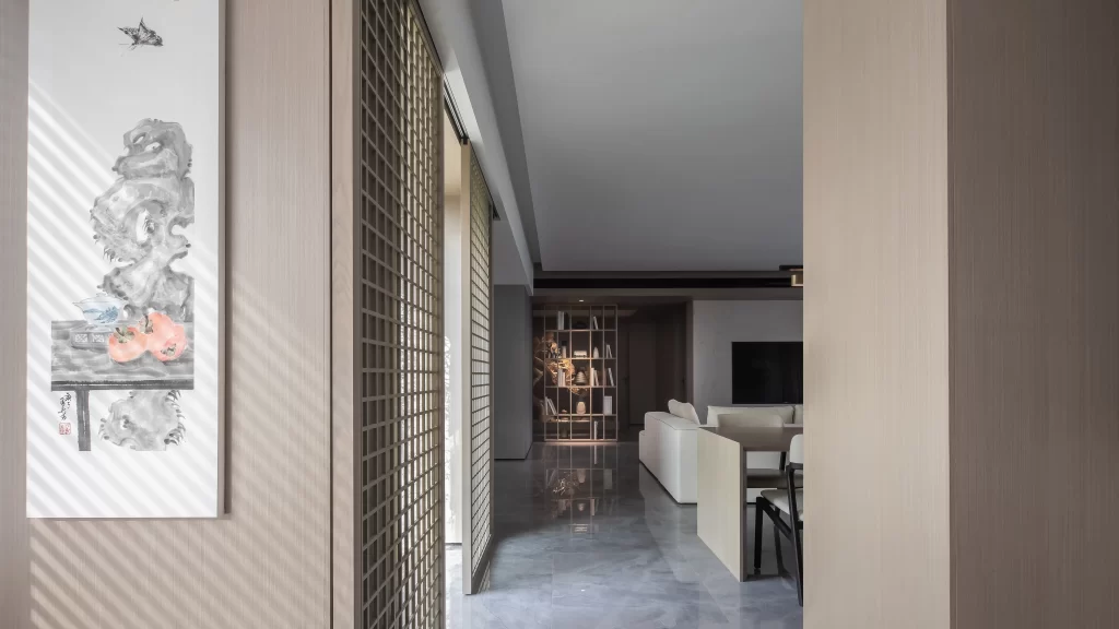 Modern minimalist neutral tones contemporary.